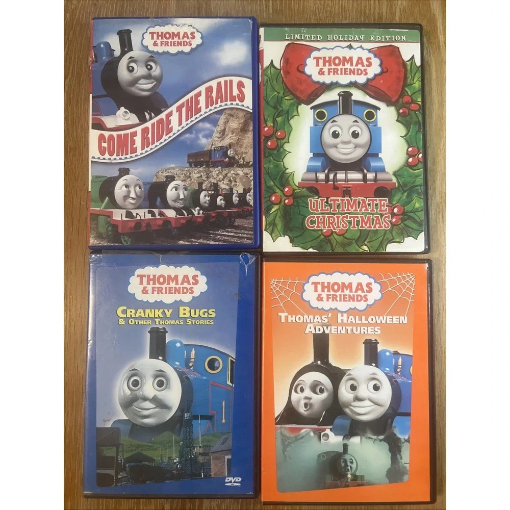 Thomas The Train Engine Kids Family (DVD's) Movie Thomas And Friends Lot of 4